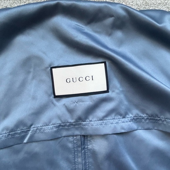 Gucci Handbags - 4 Authentic Large Gucci Blue Satin Hanging Travel Garment Bags 46.5 X 24.5